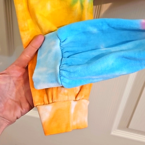 AC/DC Crop Tie Dye Hoodie - Official Merch - Picture 10 of 14